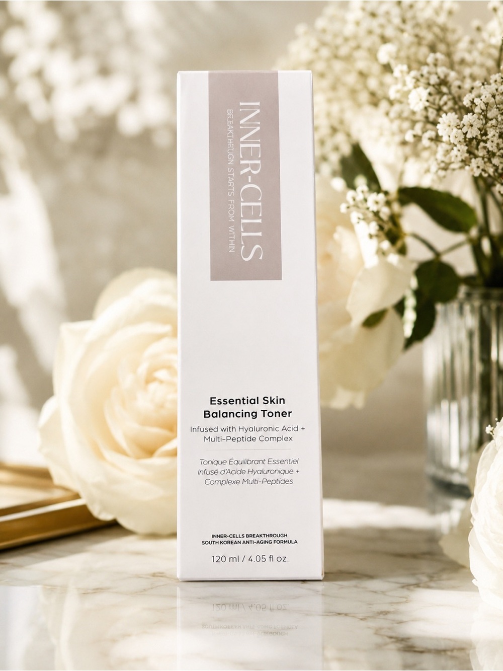 INNER-CELLS Essential Skin Balancing Toner Hyaluronic Acid Multi-Peptide